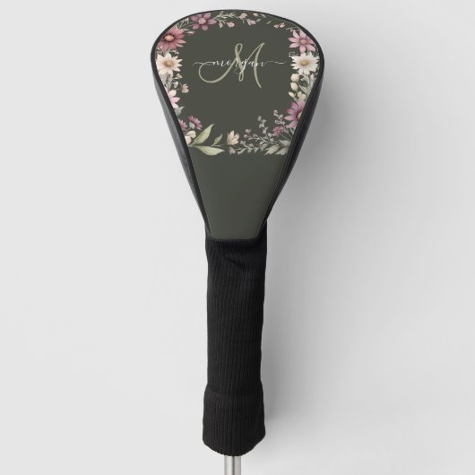 Persoonlijk Monogram Golfheadcover (Voorkant)