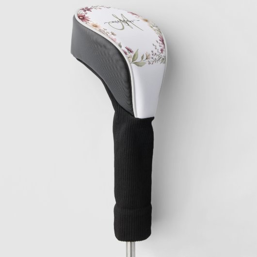 Persoonlijk Monogram Golfheadcover (Schuin)