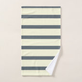 Persoonlijk Monogram Groen & Geel Bad Handdoek (Handdoek)