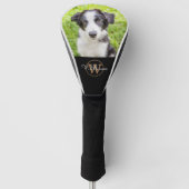 Persoonlijk Monogram Huisdier Foto Familie Hond Golfheadcover (Voorkant)