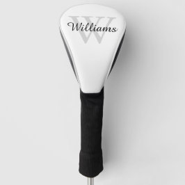 Persoonlijk monogram initiaal en naam golfheadcover