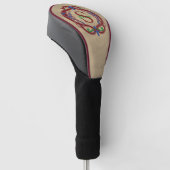 Persoonlijk monogram initiaal naam Keltisch ontwer Golfheadcover (Schuin)