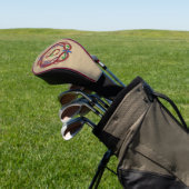 Persoonlijk monogram initiaal naam Keltisch ontwer Golfheadcover (Insitu)