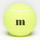 Persoonlijk monogram initiaal tennisballen (Achterkant)