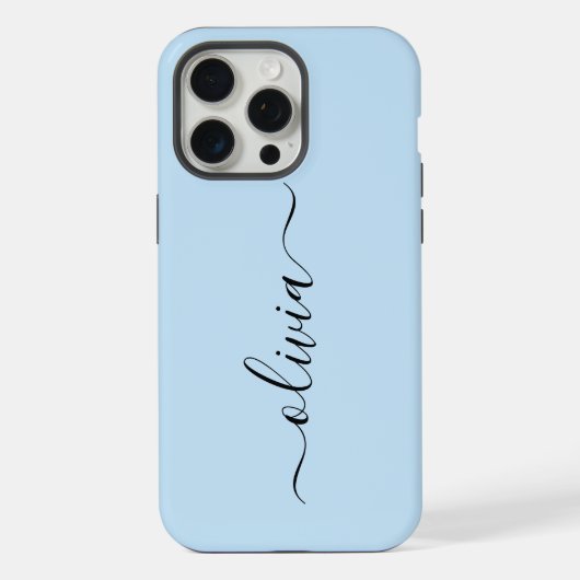 Persoonlijk Monogram iPhone Hoesje (Achterkant)
