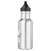 Persoonlijk Monogram Kinderen Terug naar School Waterfles (Rechts)