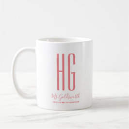 Persoonlijk Monogram Koffiemok