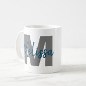 Persoonlijk Monogram Koffiemok (Voorkant links)