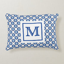 Persoonlijk Monogram Modern Oogpatroon
