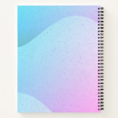 Persoonlijk monogram naam spiraal notebook notitieboek (Achterkant)