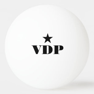 Persoonlijk monogram pingpongballen