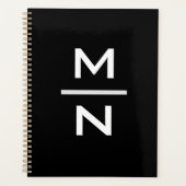 persoonlijk monogram planner (Voorkant)