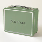 Persoonlijk Monogram Rood Groen Blauw Zilver (Achterkant)