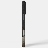 Persoonlijk monogram rustieke grunge mannelijk Case-Mate iPhone case (Achterkant / Rechts)