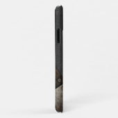 Persoonlijk monogram rustieke grunge mannelijke Case-Mate iPhone case (Achterkant/rechts)