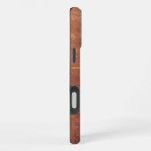 Persoonlijk Monogram Rustieke Koper iPhone Hoesje (Rechterkant)