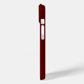 Persoonlijk monogram scharlakenrood Case-Mate iPhone case (Achterkant / Links)