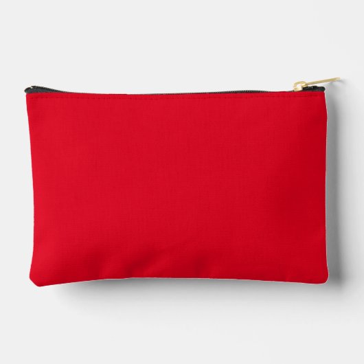 Persoonlijk Monogram Script Naam Rood Zwart Wit Etui (Achterkant)