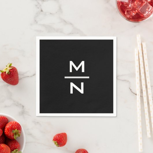 persoonlijk monogram servet (Insitu)