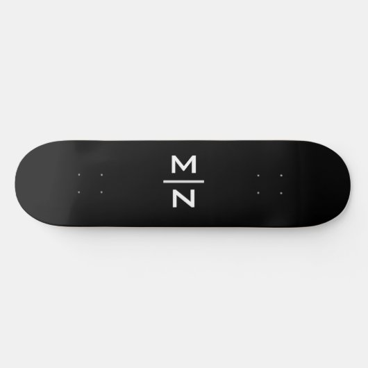 persoonlijk monogram skateboard (Horizontaal)