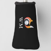 Persoonlijk Monogram Stijlvolle Vos En Bal  Golfheadcover (Draai 90)