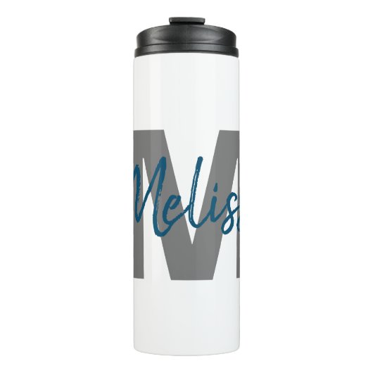 Persoonlijk monogram thermosbeker (Voorkant)