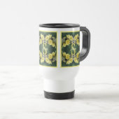 Persoonlijk monogram Uw initiële naam Mullein Reisbeker (Voorkant rechts)