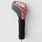 Persoonlijk monogram van de CANADA-vlag Golfheadcover (Schuin)