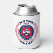 Persoonlijk monogram van de staat New York Pride Blikjeskoeler (Blikje Voorkant)