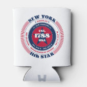 Persoonlijk monogram van de staat New York Pride Blikjeskoeler (Achterkant)