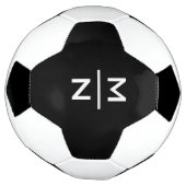 persoonlijk monogram voetbal (Gedraaid)