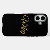 Persoonlijk Monogram voor Echtgenote Case-Mate iPhone Case (Achterkant (horizontaal))