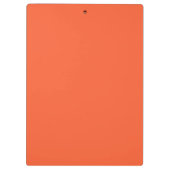 Persoonlijk monogram waterverf sinaasappels citrus klembord (Achterkant)