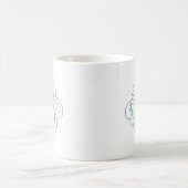 Persoonlijk Monogrammetje met Krul Koffiemok (Center)