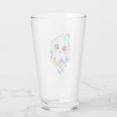 Persoonlijk Moppertje Halloween Foto T-shirt Glas (Achterkant)