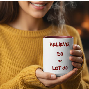 Persoonlijk Motiverend Citat Geschenk voor Hem Haa Tweekleurige Koffiemok