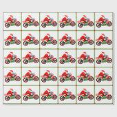 Persoonlijk Motocross Cadeau Cadeaupapier (Vlak)