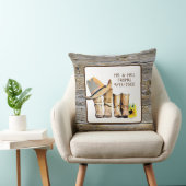 Persoonlijk Mr en Mrs Jonggehuwden  Kussen (Stoel)