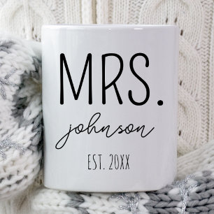Persoonlijk Mr Mevrouw Huwelijk Bruiloft Geschenk Mok