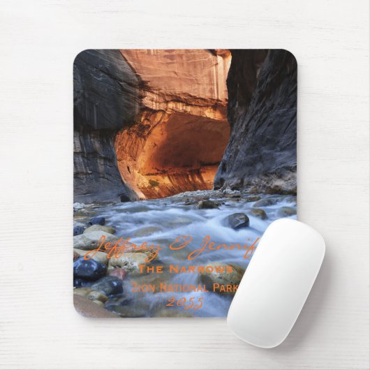 Persoonlijk, Muismat, Zion Narrows, Verticaal Muismat (Met muis)