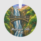 Persoonlijk Multnomah Falls Acrylic Ornament, Aang Ornament (voorkant)