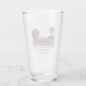 Persoonlijk Myrtle Beach-weekend vrijgezellenfeest Glas (Achterkant)