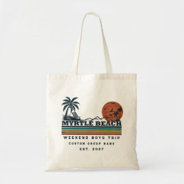 Persoonlijk Myrtle Beach-weekend vrijgezellenfeest Tote Bag