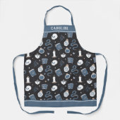 Persoonlijk Mystic Boho Crystal Skull Pattern Schort (Voorkant)