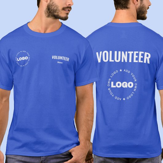 Persoonlijk Naam Bedrijf Vrijwilligers T-Shirt