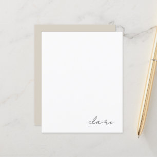 Persoonlijk Naam Briefpapier