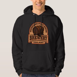Persoonlijk naam Eiken Vat Biervat Brouwerij Hoodie