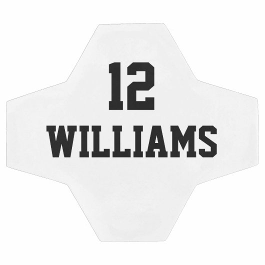 Persoonlijk naam- en nummermerchandise voetbal (Enkel)