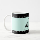 Persoonlijk naam-kleur AQUARIUS Birthday Zodiac Koffiemok (Links)