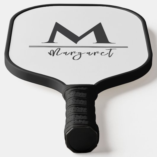 Persoonlijk naam pickleballpaddle zwart wit pickleball paddle (Laagn)